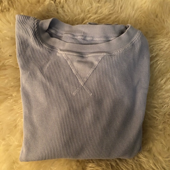 Brandy Melville Waffle Knit Cropped Shirt - Picture 4 of 4